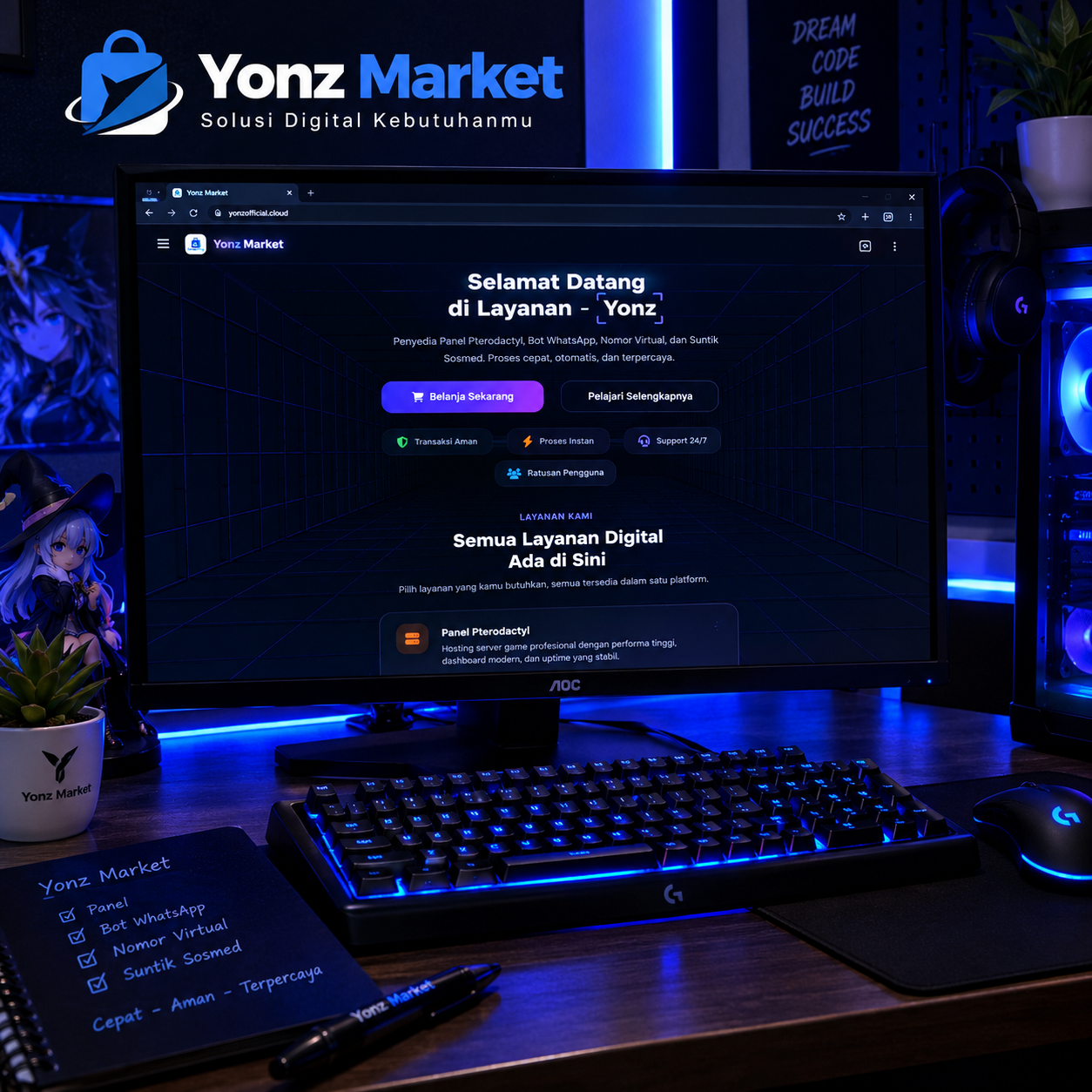 Website Store Auto order